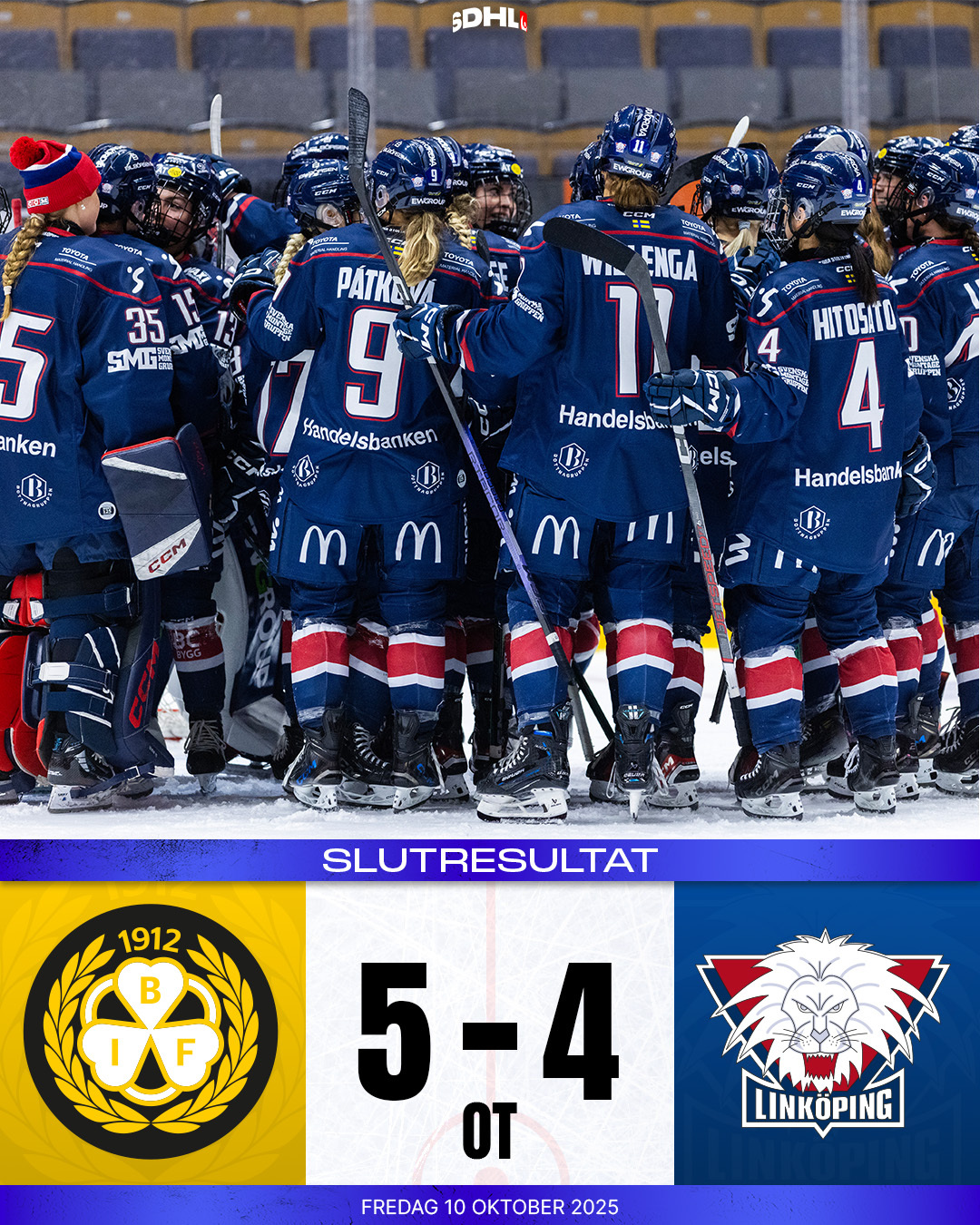 SDHL Matchresultat preview